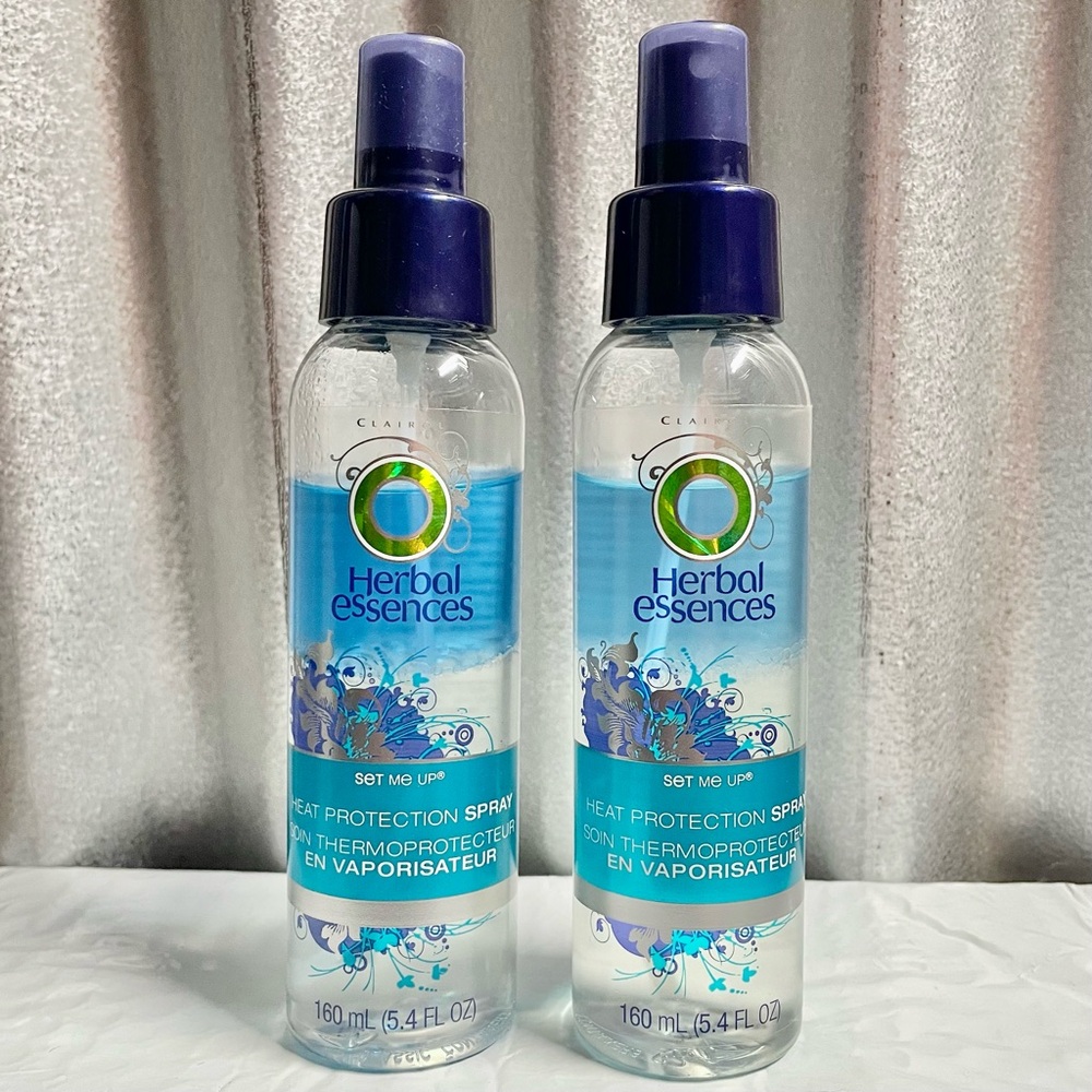 Lot of 2 Herbal Essences Set Me Up Heat Protection Spray 160ml 5.4oz NEW